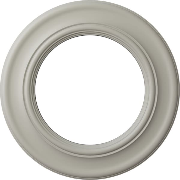 Ekena Millwork Holmdel Ceiling Medallion (Fits Canopies up to 12 7/8"), 20 7/8"OD x 12 7/8"ID x 1"P, Pot of Cream CM20HOPCF - main